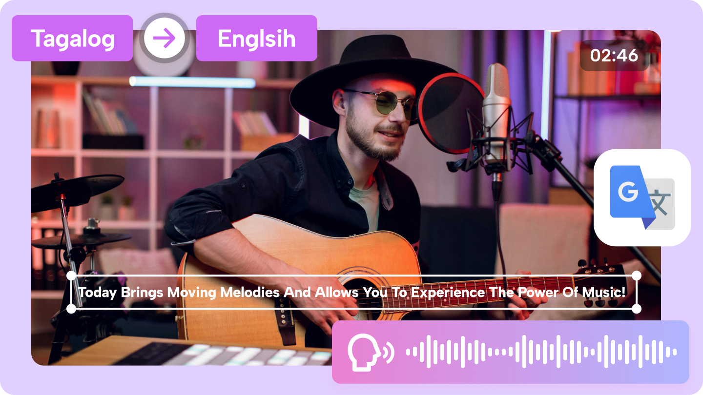 جوجل ترجمة tagalog إلى صوت اللغة الإنجليزية